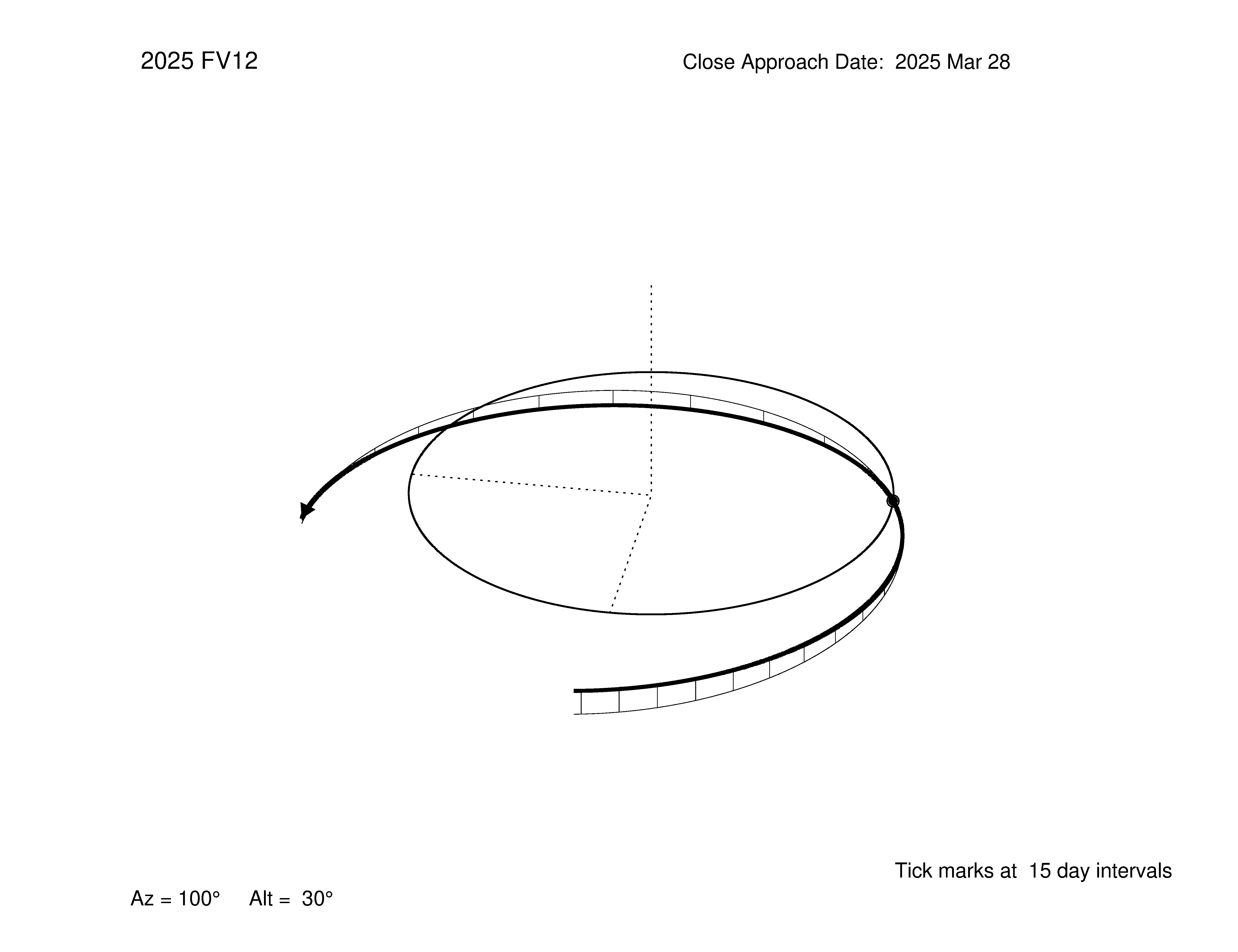 oblique view of orbit