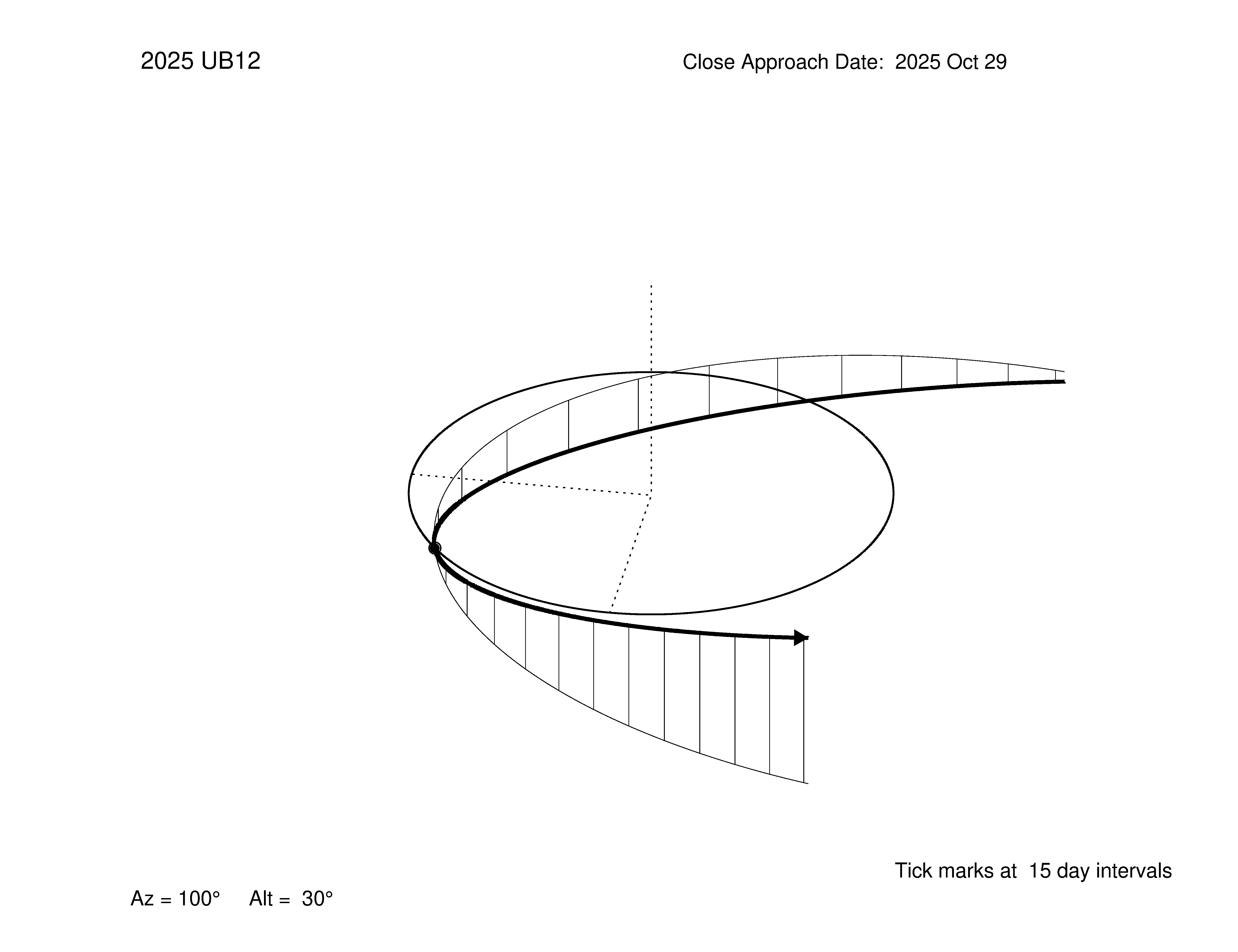 oblique view of orbit