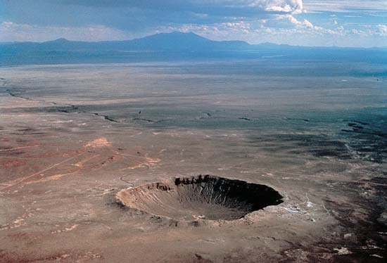 Barringer Meteor Crater in Arizona
